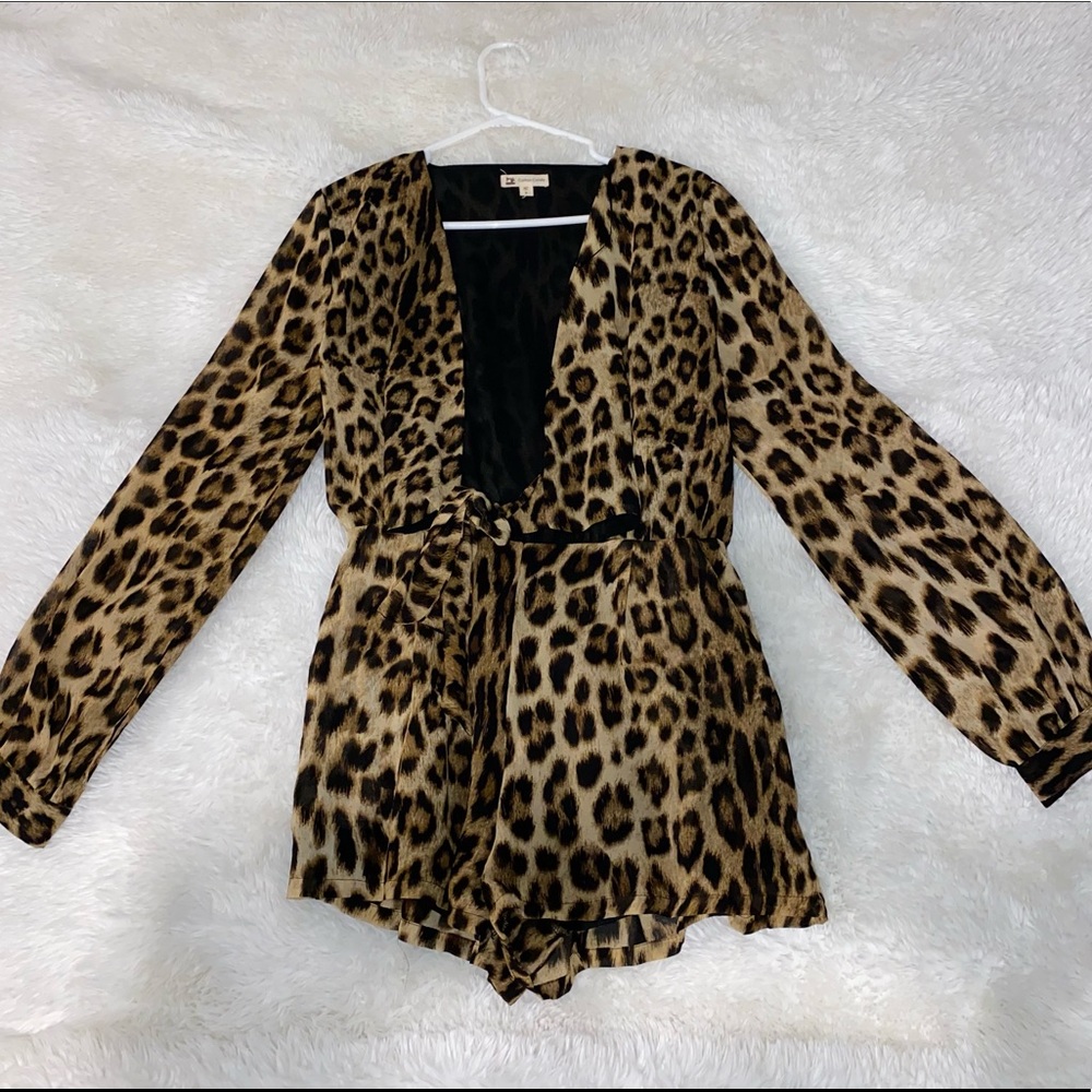 Cheetah Romper